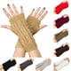 thumbnail image 4 of Guantes de invierno de 8 palabras de lana con medio dedo y muñequera corta con protección contra fugas y mangas de acrílico, 4 of 6