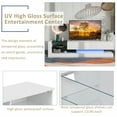 thumbnail image 3 of TVForUp To 75 Inch Cabinets With 2 Cabinets 2 LayersShelves 16-colorLEDGaming Entertainment Center, 3 of 9