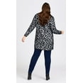 thumbnail image 4 of Aveology Women's Plus Size Emmeline Animal Print Relaxes Fit Coatigan, 4 of 5
