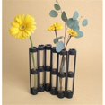 thumbnail image 1 of Danya B QB180 Six Glass Vials On Hinged Metal Stand Rust 9-Inch, 1 of 4