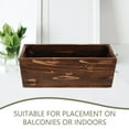 thumbnail image 3 of LOLIPPYY Window Flower Boxes Outdoor Rectangular Wood for Gardeners 1Set, 3 of 8