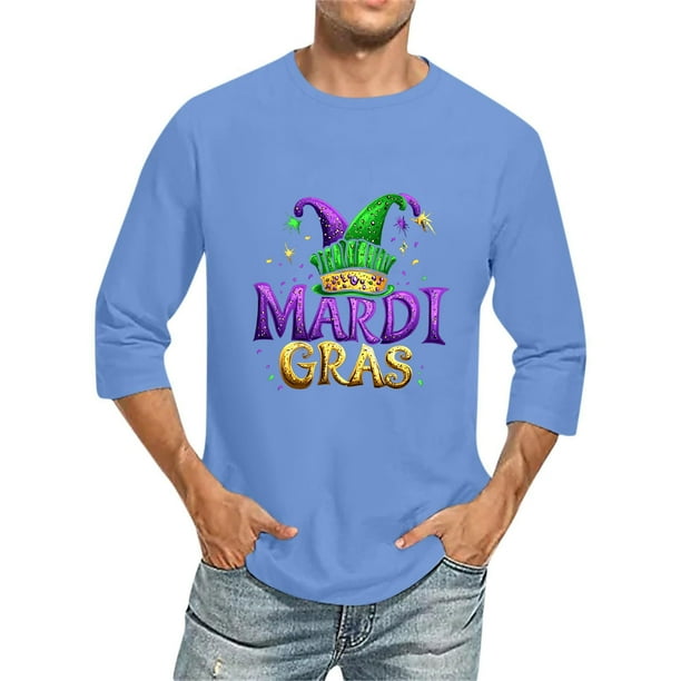 Camisas de Manga Larga para Hombres Imprimir Casual Cuello Redondo Blusa de Manga Corta, Camisas de Lino para Hombres