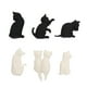 thumbnail image 1 of Marca De Copa De Vino De Gatito, Marcadores De Copa De Vino De Meow, Reconocedor De Copa De Vino De Gato Con Ranura Para Tarjeta, Bolsa De Té Colgante Para Bar De Fiesta En Casa Inevent HA016416-00, 1 of 7