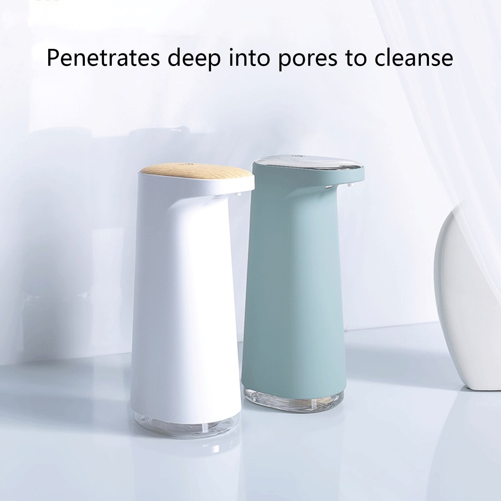 Automatic Soap Dispenser Rechargeable Foaming Hand Free Portable for Home Kitchen Bathroom Touchless Foam Liquid Dispensers