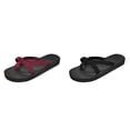 thumbnail image 1 of (2-Pack) Rinsvye Womens Square Toe Open Toe Massage Slippers Summer Comfort Slippers Sandals Relaxation Footwear, 1 of 9