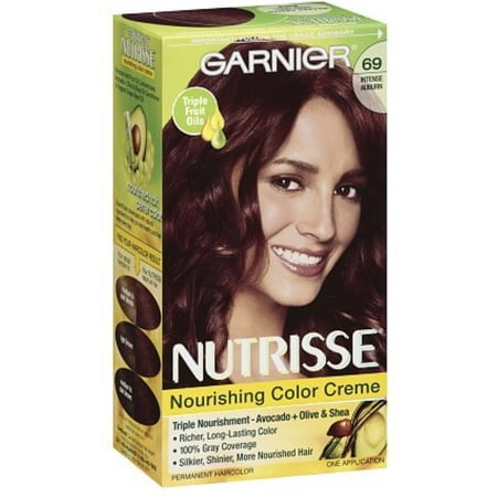 Garnier Nutrisse Haircolor, Intense Auburn [69] 1 ea (Pack 