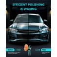 thumbnail image 4 of Cordless  Buffer Polisher Kit - 6 Inch Dual Action Random Polishing Wax Machine for  Detailing,2Pcs 2000mah ,6 Variable Speed 2500-5000RPM,Orbital Polisher for  Boat Polishing Waxing, 4 of 7