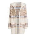 thumbnail image 5 of No Boundaries’ Juniors Faux Sherpa Hoodie Cardigan, 5 of 5