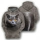 thumbnail image 5 of Sudadera con capucha con estampado 3D de gato británico de pelo corto para hombre, jerseys de manga larga, sudaderas con capucha de gran tamaño con estampado de gatos lindos para primavera y otoño, 5 of 5
