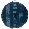 thumbnail image 4 of SAFAVIEH Madelyn Striped Floor Pillow, 27" x 27", Navy/Ivory, 4 of 5
