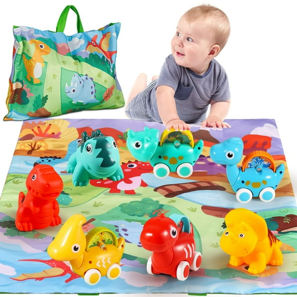 Toy ALASOU Dinosaur Fantastic Creatures con tapete de juegos y bolsa de almacenamiento