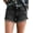 Black, variant on KISSMODA Frayed Denim Shorts for Women White Pockets High Waist Jean Shorts XXL