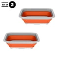 thumbnail image 4 of Set de 2 cubos de lavado multiusos de 10 litros Wakeman Orange, 4 of 9