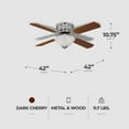 thumbnail image 3 of Westinghouse Hadley 42 Inch Ceiling Fan with Dimmable LED Light Fixture, 3 of 7