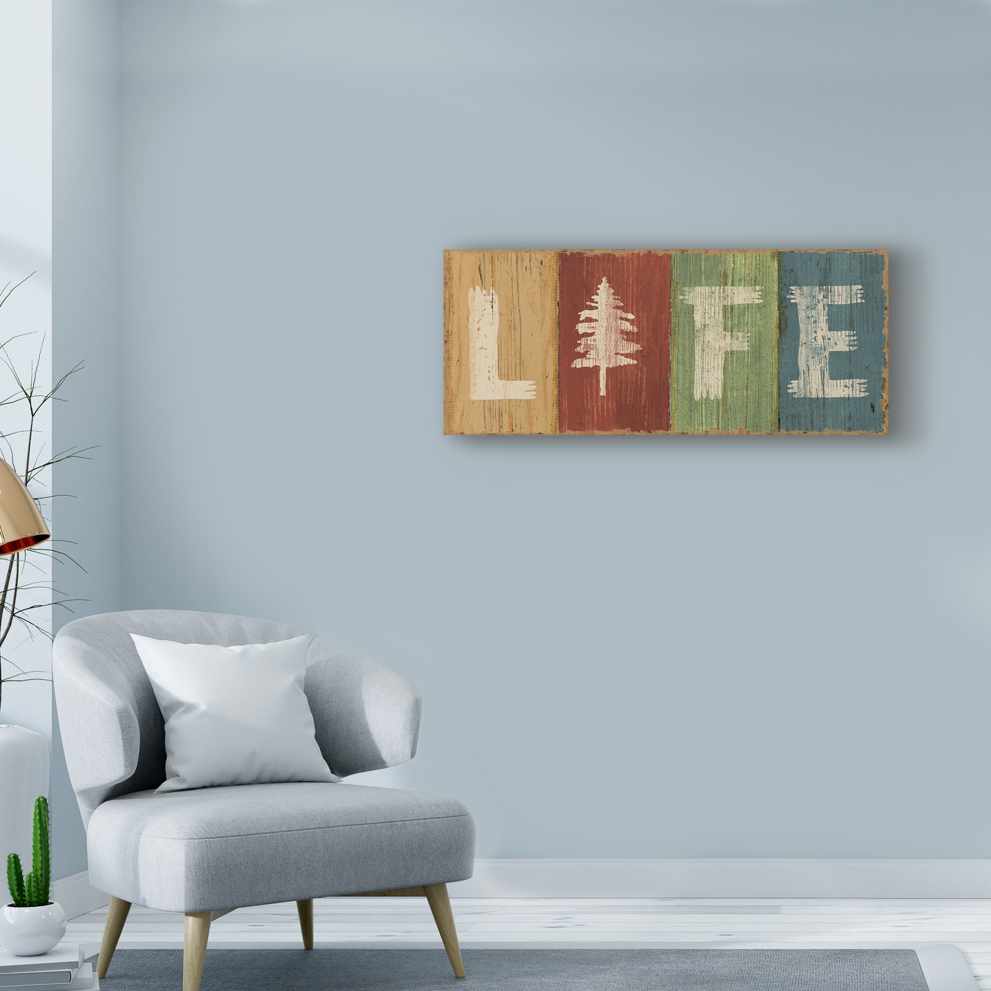 Trademark Fine Art 'Lake Lodge VI' Canvas Art by Sue Schlabach