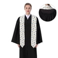 thumbnail image 4 of Haiem Farm Roosters Pattern Graduation Stole 2024 | Premium Satin Sash for Graduation Ceremony, 4 of 7