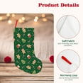 thumbnail image 4 of Fuzoiu green Christmas Element Print 18 inches Christmas Stockings, Personalized Christmas Stockings,for Family Decorations Hanging Ornament for Xmas Holiday Party, 4 of 7