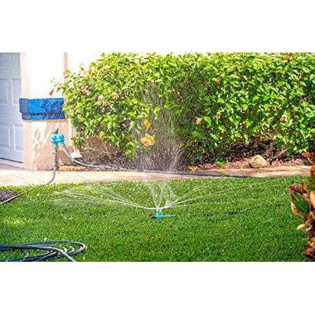 Aqua Joe - 3-Arm Zinc Rotary 360 Degree Sprinkler