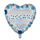 thumbnail image 1 of Sensations - Globo de Aluminio Diseño Corazón Husband (Gris, Azul, Amarillo), 1 of 2
