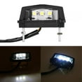 thumbnail image 3 of 60 x 31 mm 12 V Luz LED DE MATRÍCULA PARA MOTOCLETA LÁMPARA Trasera Lámpara Trasera Luz LED de Motocictleta de Pláshico Universal Blanca apta para la Mayoría de Motocletletletletletletas, 3 of 7