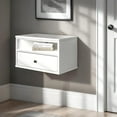 thumbnail image 1 of South Shore Sazena LED Floating Nightstand for Adult, in Pure White, 1 of 10