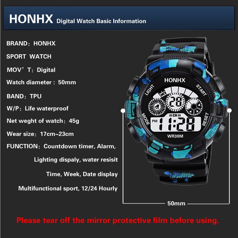 Casio POP Digital Alarm Backlight World Time Timer Resin  Analog Digital Quartz Watch with Alarm and Light main image 1