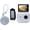 White, variant on Magnetic Flip Screen Action Camera, 4K Touch Screen Body Camera with 800mAh Extended Base for Vlogging, Sports Cycling and Outdoor Recording-pink