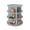 Grey, variant on 3 Tier Rotating Shoe Rack Tower, Spinning Shoe Display Lazy Susan, Revolving 360 Shoe Rack Storage Round Carousel, Vertical Handbag Rotate Shoes Closet Organization (7-Tier White)