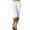White, variant on SBYOJLPB Womens Capris Fashion Women Plus Size Solid Button Zipper Casual Pants Calf-Length Trouserss