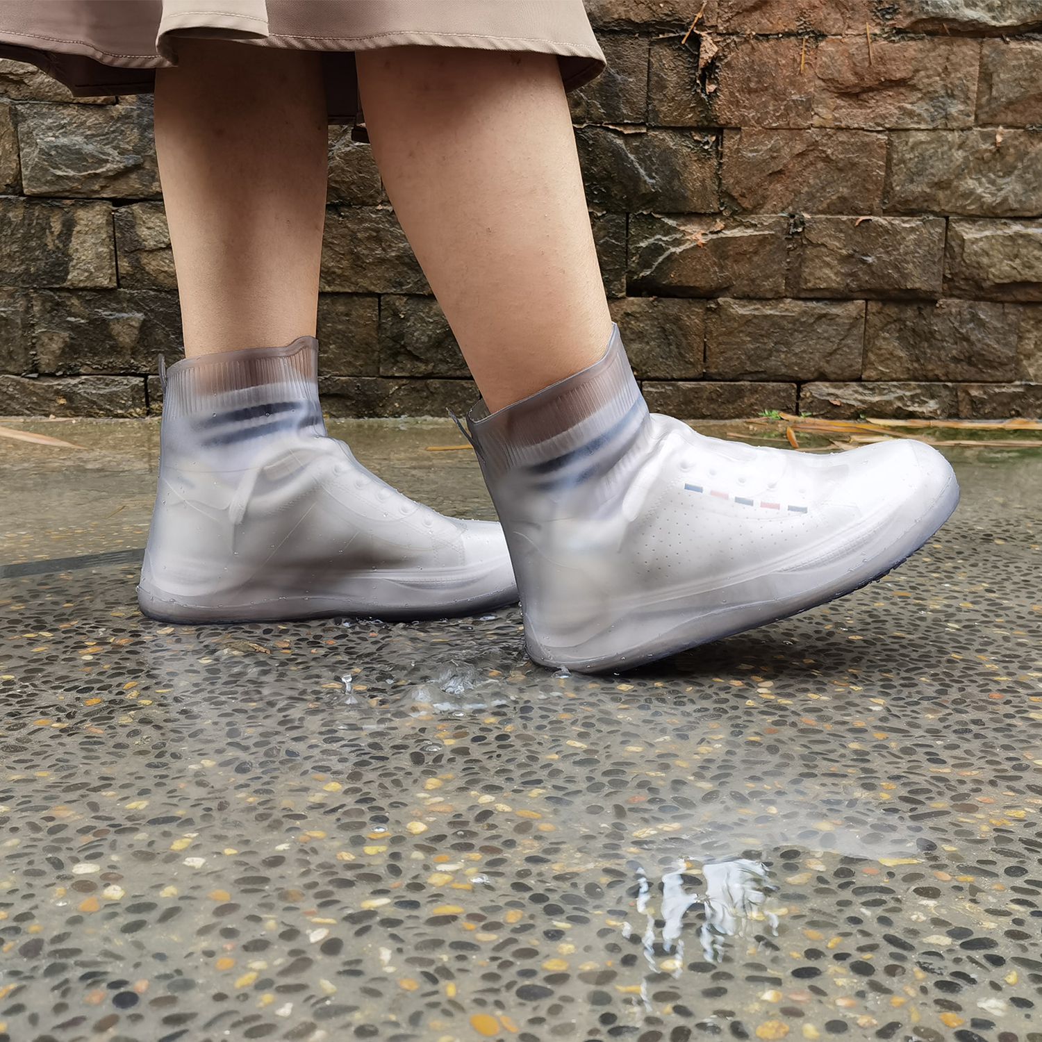 Rubber Shoe Covers, NPolar Waterproof Reusable NotSlip Rain Shoe