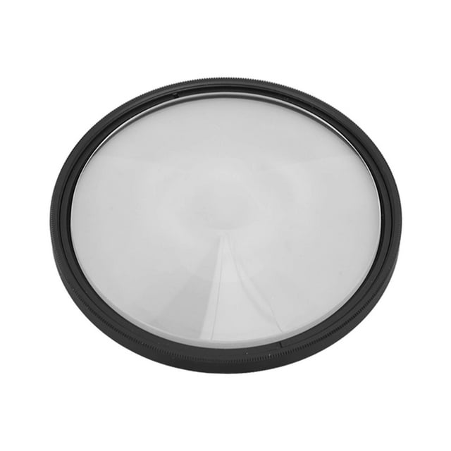 Halo Optical Glass Filter, Spiral Blur Prism, Waterproof Grease Resistant Circular Halo Frame, Stunning Photo Video Effects with for Portrait Landscape Photography, Suitable for