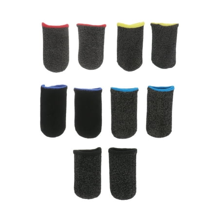 

FRCOLOR 5 Pairs Thin Finger Sleeve Touchscreen Finger Sleeve for Mobile Phone Games
