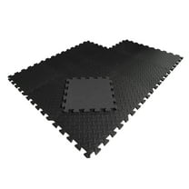 CAP Barbell Equipment Mat, 12-Piece, Black, 48" x 36" x 1/2"