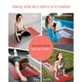 thumbnail image 7 of Red Grey Ombre Yoga Towel for Hot Yoga Non Slip, Modern Gradient Abstract Art Yoga Mat Towel Absorbent Yoga Sweat Towels Microfiber Hot Yoga Blanket for Bikram Pilates 26"x74", 7 of 7