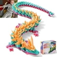 thumbnail image 1 of Dragón articulado grande impreso en 3D TXB3DOK de 80 cm, 1 of 7