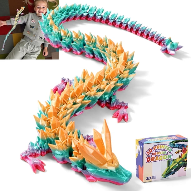 Dragón articulado impreso en 3D TXB3DOK de 61 cm