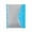 Blue, variant on A4 Loose Leaf File Pouch, 11-Hole Transparent Label Organizer, Multicolor Plastic Document Storage Bag for Office Use