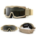 thumbnail image 2 of Kit de 3 lentes para gafas de motociclismo, gafas de sol para deportes al aire libre, gafas tácticas, gafas para jugadores de CS Game, 2 of 5