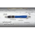 thumbnail image 3 of 10 Silver Accent Grip Plastic Pens Pack - Click action, Rubber Grip - Blue, 3 of 5