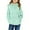 Mint Green, variant on Wyobmus Girls Fuzzy Fleece Pullover Hoodies Long Sleeve Sweatshirt Casual Loose Outwear Coat With Pockets 5-14 Years Beige