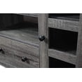 thumbnail image 4 of Convenience Concepts Newport Park Lane 1 Drawer TV Stand with Storage Cabinets and Shelves for TVs up to 65 Inches, Weathered Gray, 4 of 6