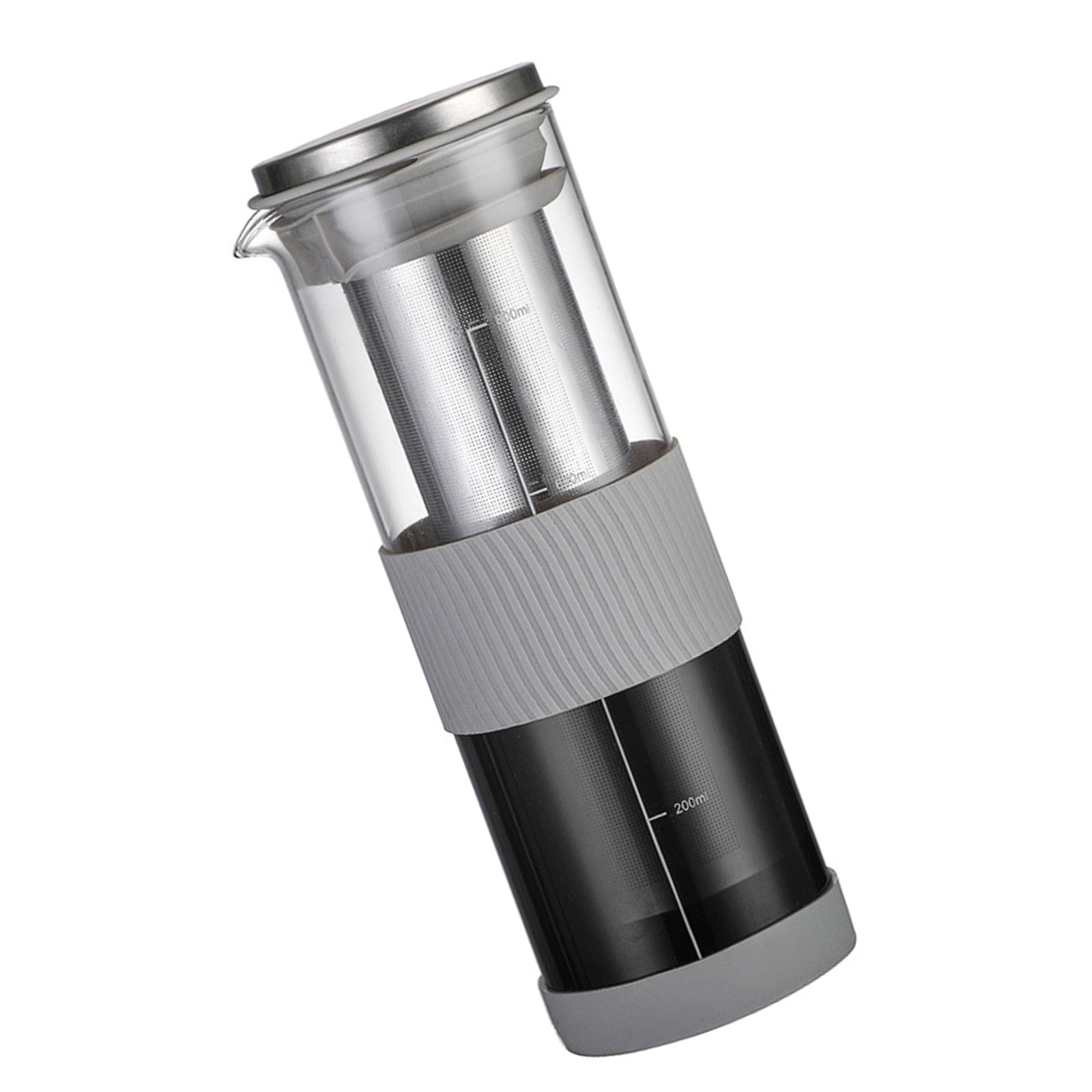 Effective Cold Brew Coffee Machine Artistic Cold Brew Coffee Jar with Removable Filter Effective Glass Coffee Maker