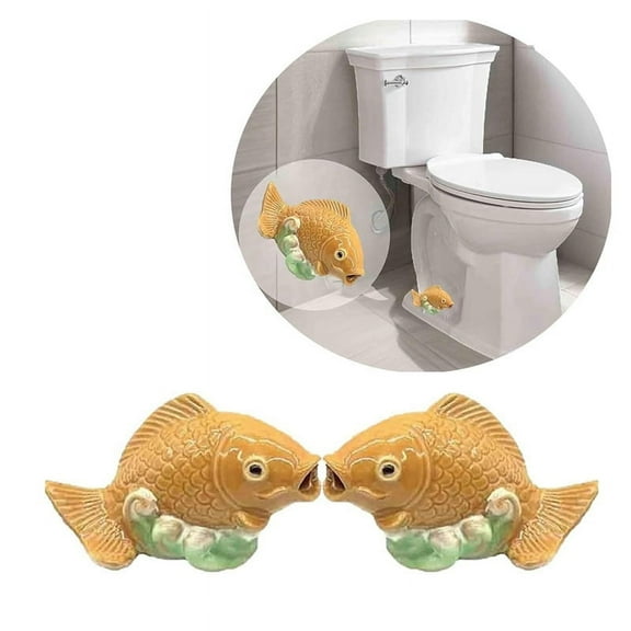 Toilet Bolt Caps, ResinToilet Bolt Covers Cute Bathroom Decor, Easy Installation Toilet Replacement Parts Yellow 1PCS,1 x Toilet Floor Bolt Caps,Yellow