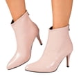 thumbnail image 2 of LTTVQM Ankle Boots for Women Pointed Toe Dressy Slip On Stiletto High Heels With Back Zipper | Elegant Non Slip Smooth Short Boots, Durable Outsole, Slim Fit For Office Wedding Party, 2 of 6