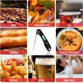 thumbnail image 4 of ZHAOCHENG Termómetro de Cocina, Termómetro de Cocina de Lectura Instantánea 3s, Termómetro para Carne, con Pantalla LCD Retroiluminada, Sonda Plegable para Cocinar, Carne, Barbacoa, Filete, Aceite, Le, 4 of 5
