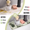 thumbnail image 5 of Sink Faucet Absorbing Mat, 2 Pack Drying Mat Around Faucet Sink Splash Guard Behind Faucet Sinkmat For Kitchen Bathroom Island Rv 15 * 5.5 Inch (60 * 14 cm), 5 of 6