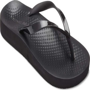 Vionic Women's Beach Noosa Flip-Flop, Black, Medium U B2B