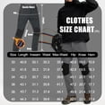 thumbnail image 7 of YUCOLEN Men's Fleece Lined Ski Snow Pants Water Resistant Winter Outdoor Pants with 4 Zip PocketsDark Gray 30, 7 of 7