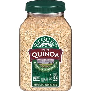 RiceSelect® White Quinoa, Gluten-Free, Non-GMO, 22 oz  Jar