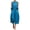 AZ26-Blue, variant on Linen Sets For Women 2 Piece Sleeveless Ruffled Hem Crop Top Capri Wide Leg Pants Causal Dressy Set Summer Vacation Beach Outfits Green M